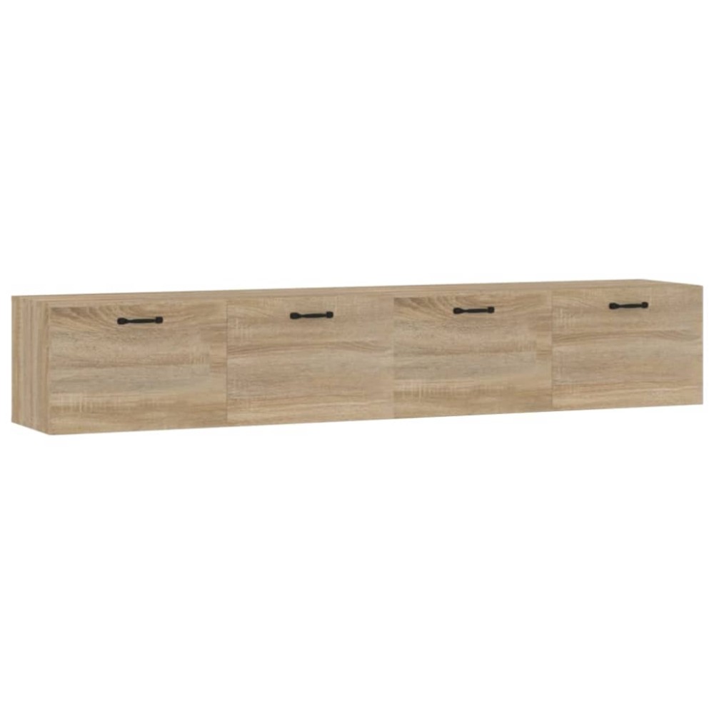 vidaXL Ντουλάπια Τοίχου 2 τεμ. Sonoma Δρυς 100x36,5x35 εκ. Επεξ. Ξύλο