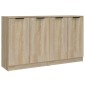 vidaXL Ντουλάπια 2 τεμ. Sonoma Δρυς 60x30x70 εκ. Επεξεργασμένο Ξύλο