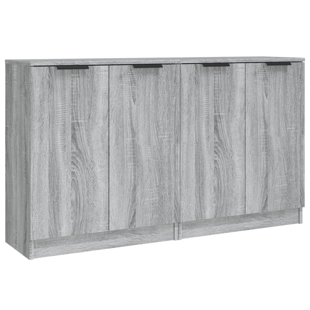 vidaXL Ντουλάπι 2 τεμ. Γκρι Sonoma 60x30x70 εκ. από Επεξεργασμένο Ξύλο