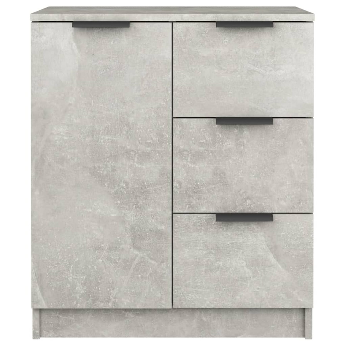 vidaXL Ντουλάπια 2 τεμ. Γκρι Σκυροδέματος 60x30x70 εκ. Επεξεργ. Ξύλο