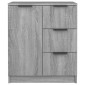 vidaXL Ντουλάπι 2 τεμ. Γκρι Sonoma 60x30x70 εκ. από Επεξεργασμένο Ξύλο