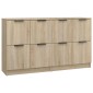 vidaXL Ντουλάπια 2 τεμ. Sonoma Δρυς 60x30x70 εκ. Επεξεργασμένο Ξύλο