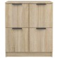 vidaXL Ντουλάπια 2 τεμ. Sonoma Δρυς 60x30x70 εκ. Επεξεργασμένο Ξύλο