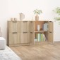 vidaXL Ντουλάπια 2 τεμ. Sonoma Δρυς 60x30x70 εκ. Επεξεργασμένο Ξύλο