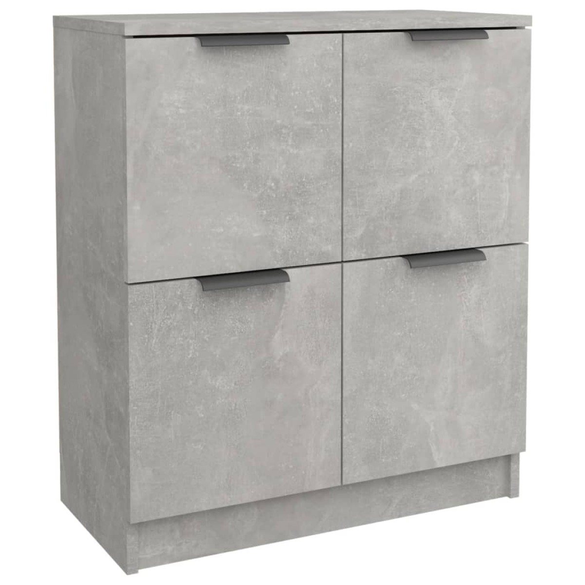 vidaXL Ντουλάπια 2 τεμ. Γκρι Σκυροδέματος 60x30x70 εκ. Επεξεργ. Ξύλο