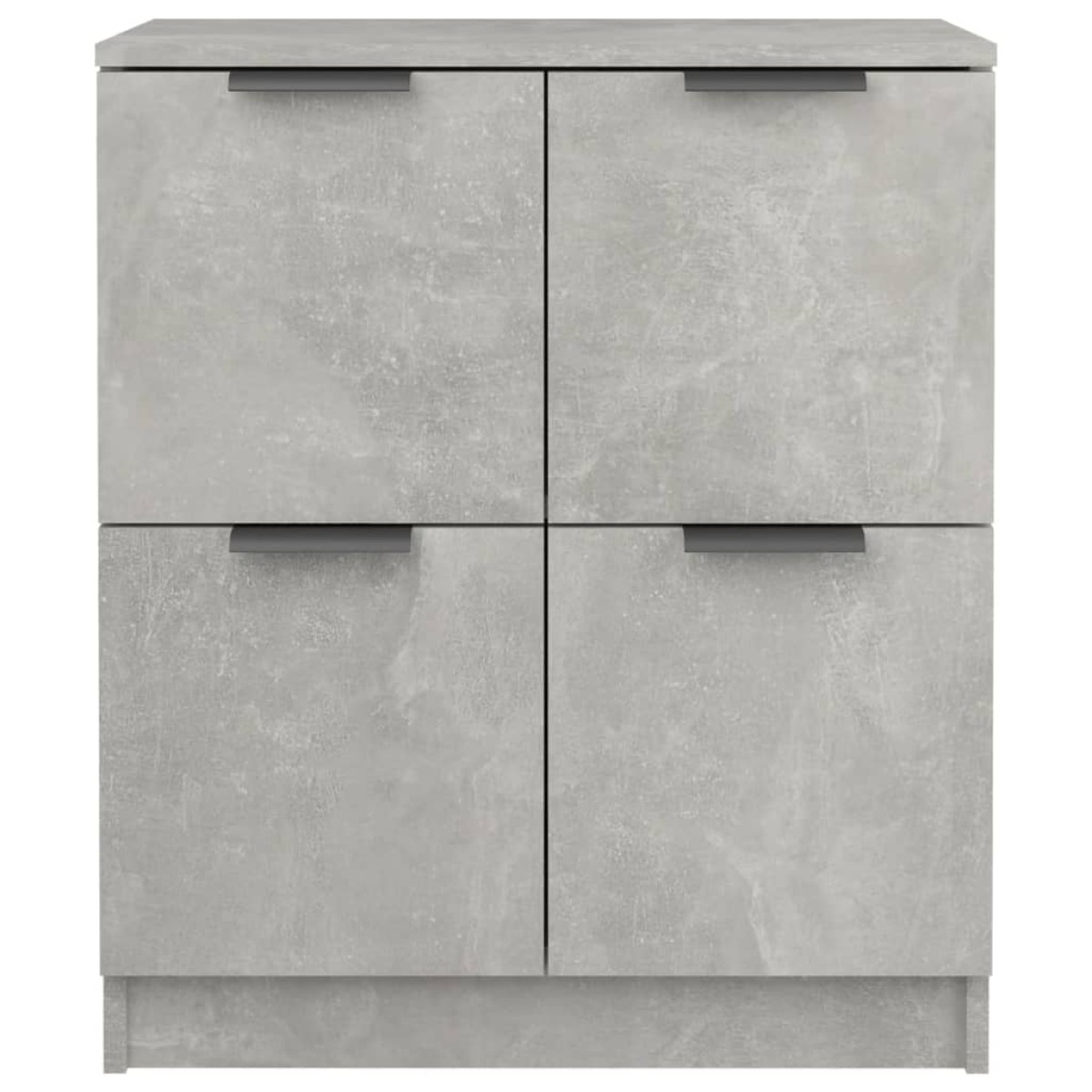 vidaXL Ντουλάπια 2 τεμ. Γκρι Σκυροδέματος 60x30x70 εκ. Επεξεργ. Ξύλο