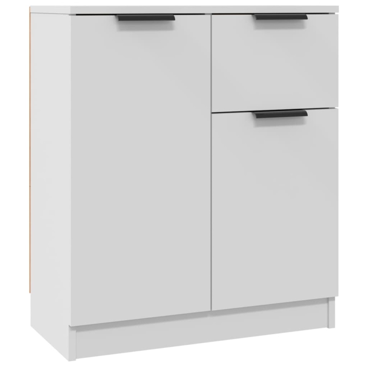 vidaXL Ντουλάπια 2 τεμ. άσπρο 60x30x70 εκ. Επεξεργασμένο Ξύλο