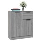 vidaXL Ντουλάπι 2 τεμ. Γκρι Sonoma 60x30x70 εκ. από Επεξεργασμένο Ξύλο