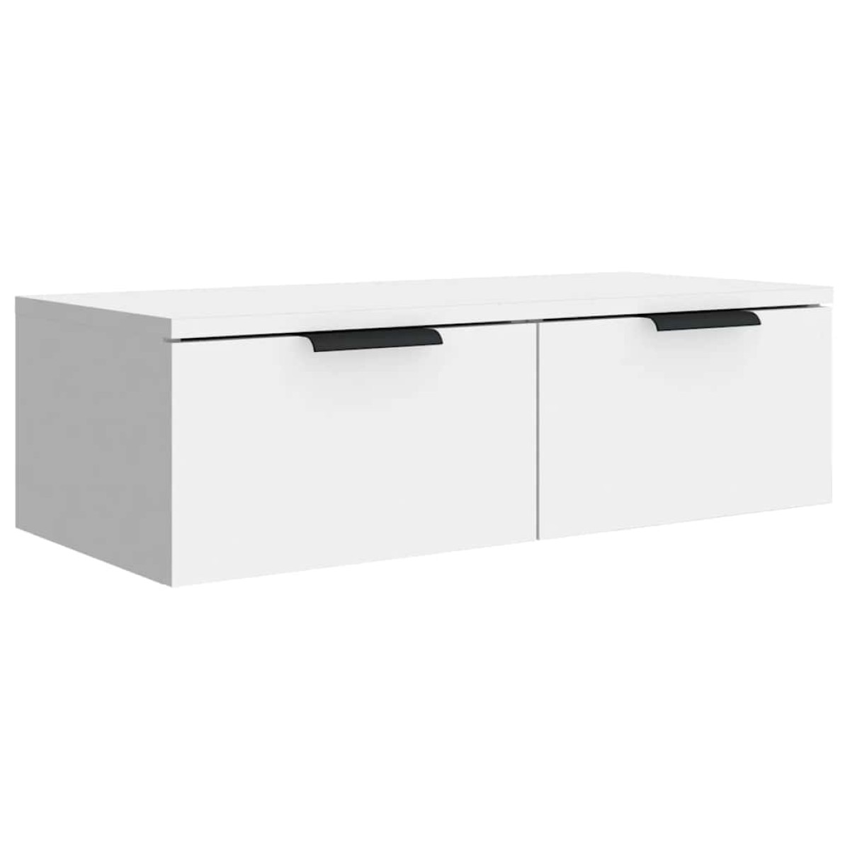 vidaXL Ντουλάπια Τοίχου 2 τεμ. Λευκά 68x30x20 εκ. Επεξεργασμένο Ξύλο