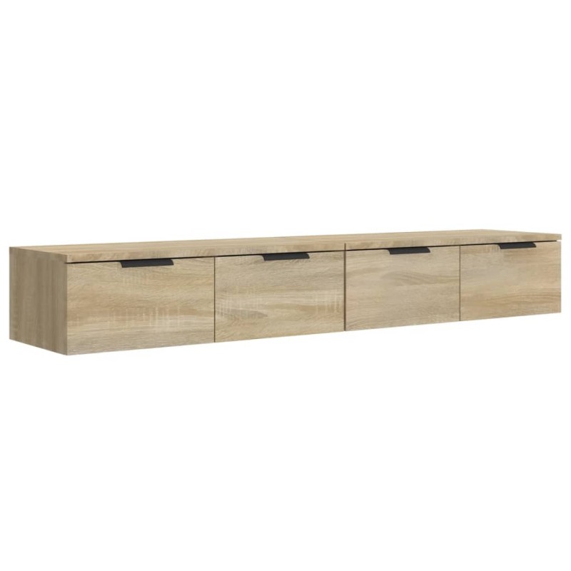 vidaXL Ντουλάπια Τοίχου 2 τεμ. Sonoma Δρυς 68x30x20 εκ. Επεξ. Ξύλο
