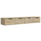 vidaXL Ντουλάπια Τοίχου 2 τεμ. Sonoma Δρυς 68x30x20 εκ. Επεξ. Ξύλο