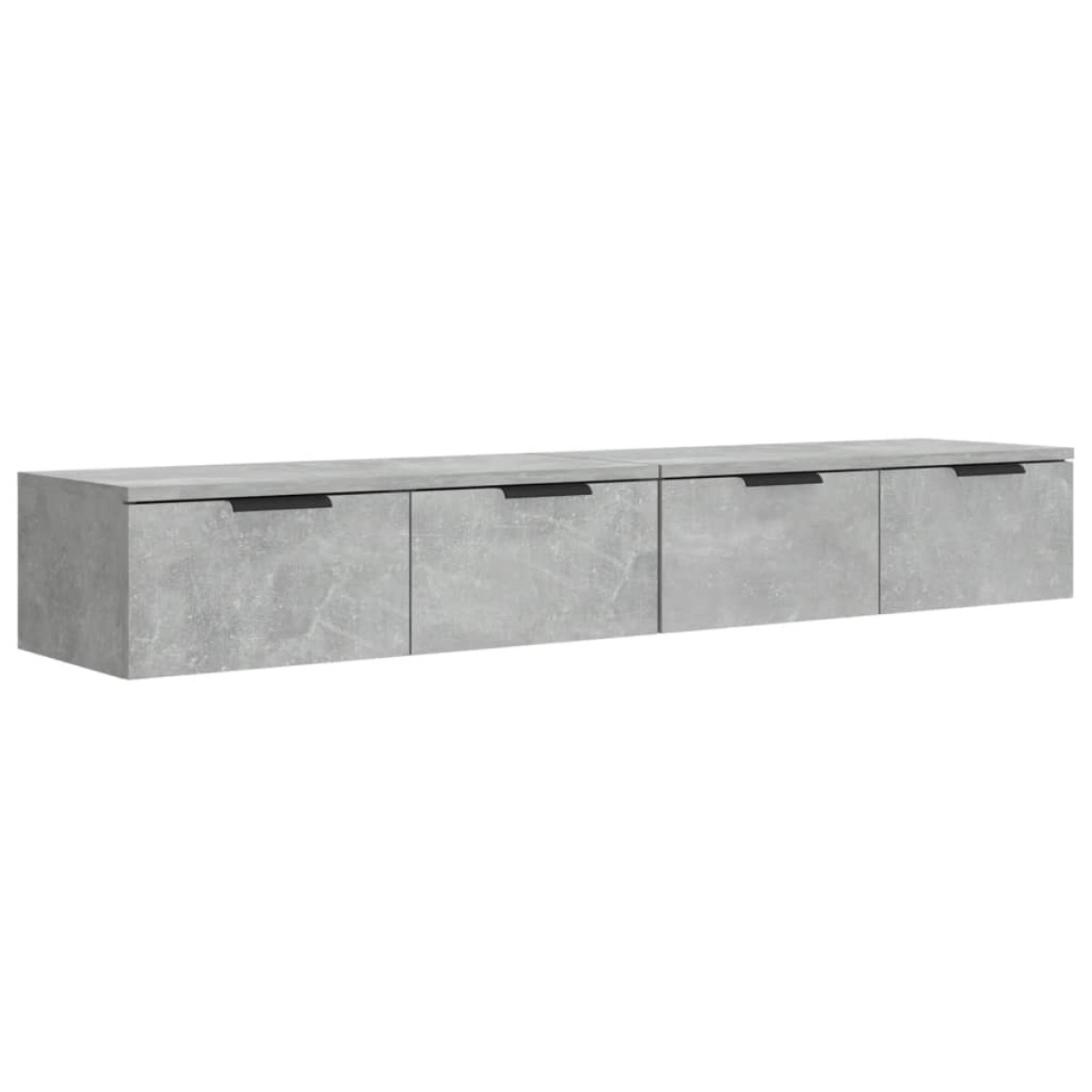 vidaXL Ντουλάπια Τοίχου 2 τεμ. Γκρι Σκυρ. 68x30x20 εκ. Επεξ. Ξύλο