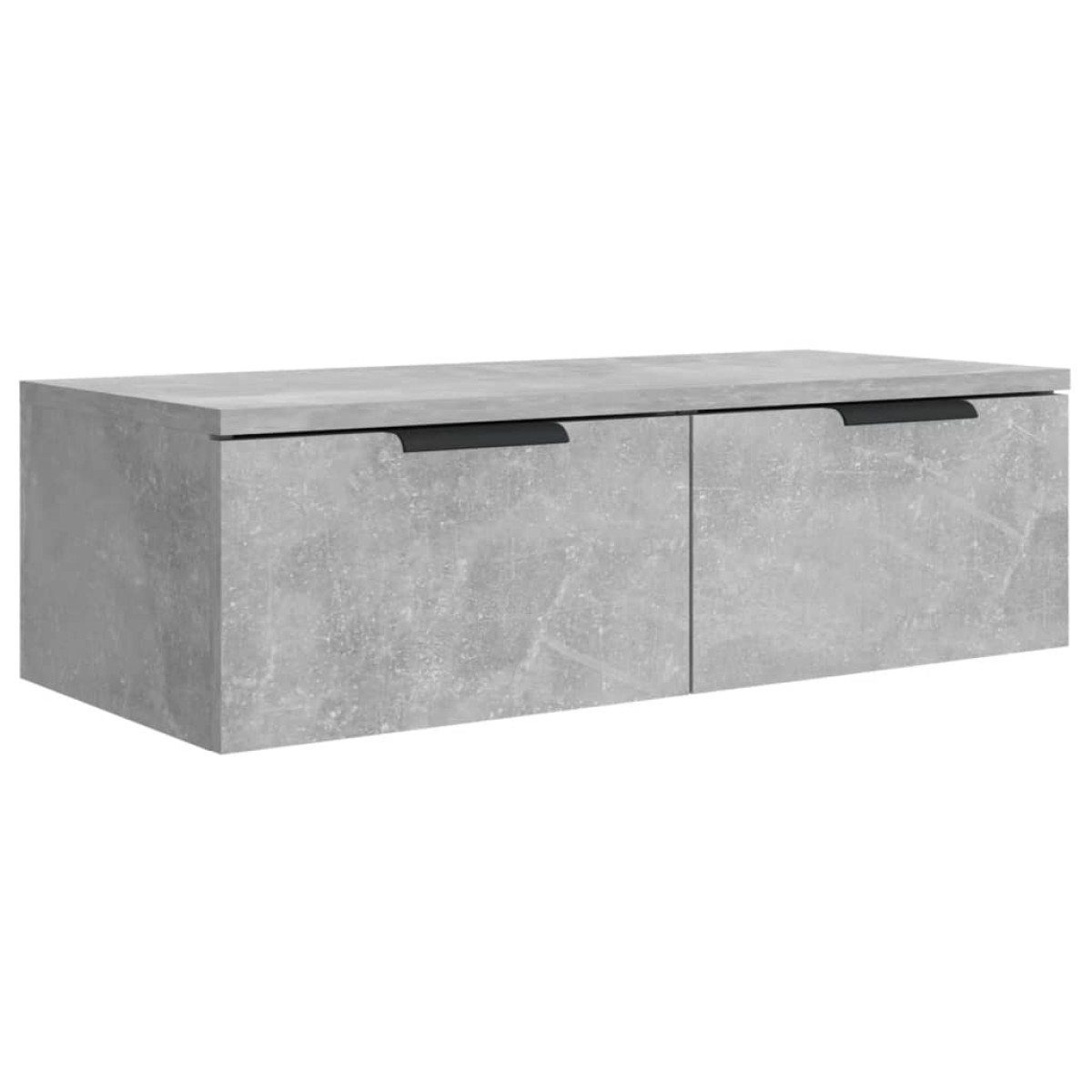 vidaXL Ντουλάπια Τοίχου 2 τεμ. Γκρι Σκυρ. 68x30x20 εκ. Επεξ. Ξύλο