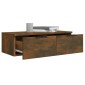 vidaXL Έπιπλα Τοίχου 2 τεμ. Καπν. Δρυς 68x30x20 εκ. Επ. Ξύλο