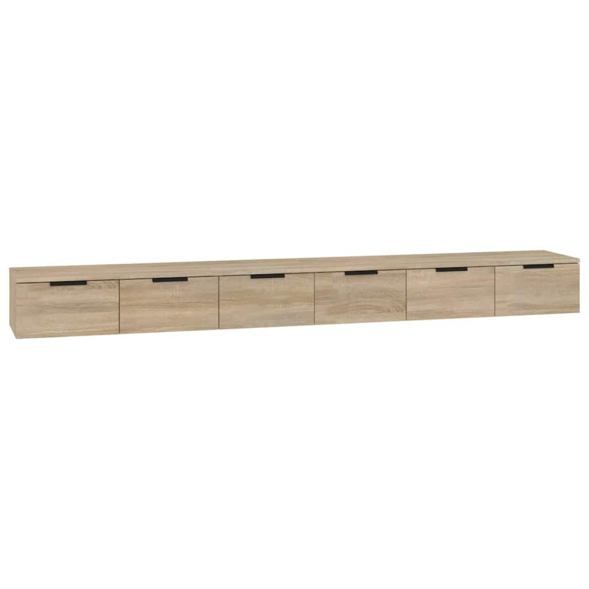 vidaXL Ντουλάπια Τοίχου 2 τεμ. Sonoma Δρυς 102x30x20 εκ. Επεξ. Ξύλο