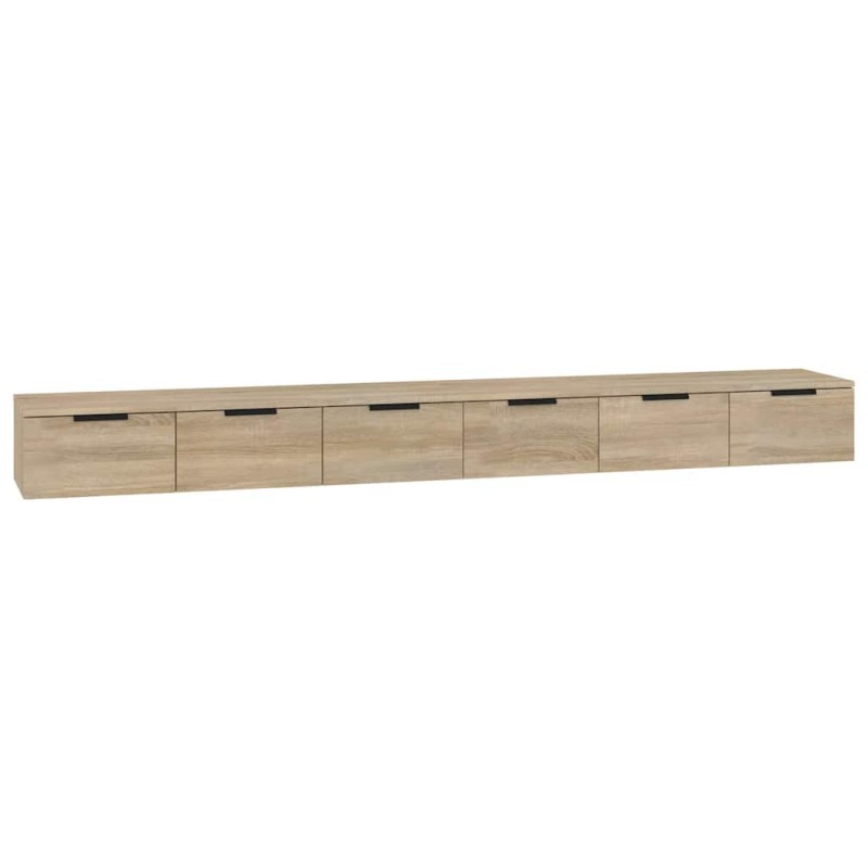 vidaXL Ντουλάπια Τοίχου 2 τεμ. Sonoma Δρυς 102x30x20 εκ. Επεξ. Ξύλο