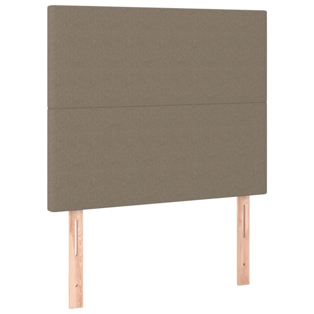 vidaXL Κεφαλάρι Κρεβατιού Μπεζ 80x5x118/128 εκ. Ύφασμα