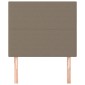 vidaXL Κεφαλάρια Κρεβατιού 2 τεμ. Taupe 80 x 5 x 78/88 εκ. Υφασμάτινο