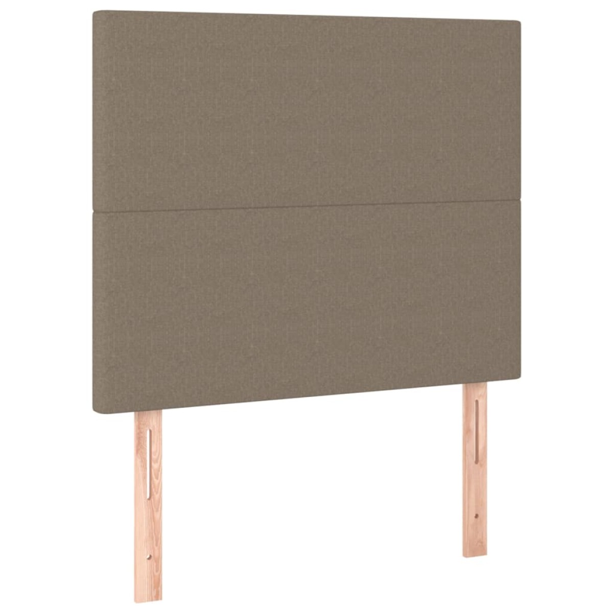 vidaXL Κεφαλάρια Κρεβατιού 2 τεμ. Taupe 90x5x78/88 εκ. Υφασμάτινο