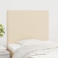 vidaXL Κεφαλάρια Κρεβατιού 2 τεμ. Κρεμ 90x5x78/88 εκ. Υφασμάτινο