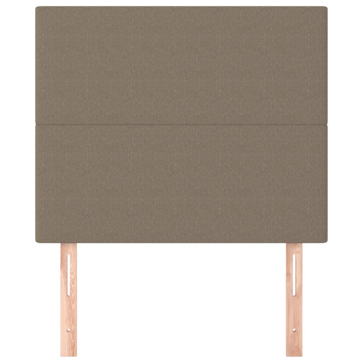 vidaXL Κεφαλάρια Κρεβατιού 2 τεμ. Taupe 100x5x78/88 εκ. Υφασμάτινο
