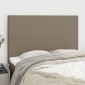 vidaXL Κεφαλάρια Κρεβατιού 4 τεμ. Taupe 72x5x78/88 εκ. Υφασμάτινα