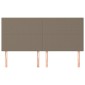vidaXL Κεφαλάρια Κρεβατιού 4 τεμ. Taupe 90x5x78/88 εκ. Υφασμάτινο