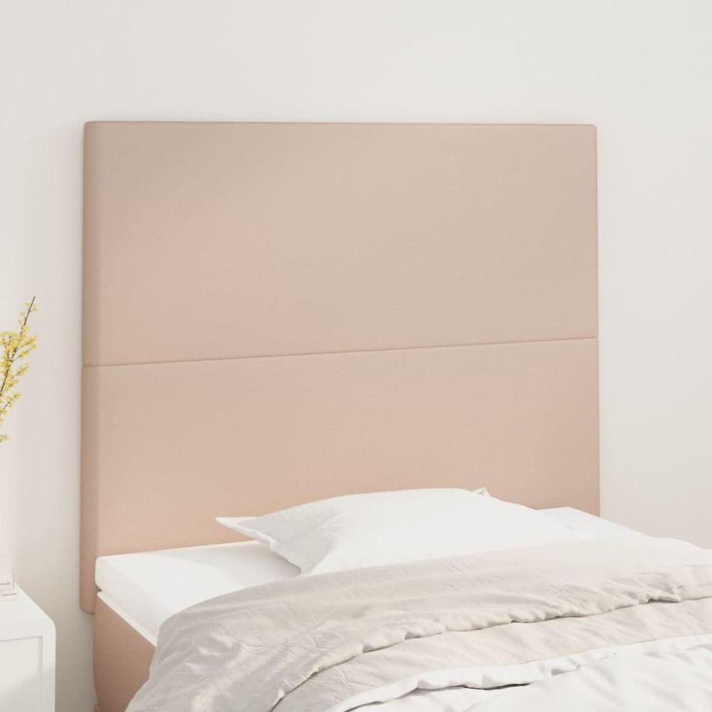 vidaXL Κεφαλάρι Καπουτσίνο 100x5x118/128 εκ. από Συνθετικό Δέρμα