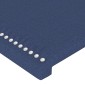 vidaXL Κεφαλάρια Κρεβατιού 2 τεμ. Μπλε 100x5x78/88 εκ. Υφασμάτινο
