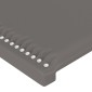 vidaXL Κεφαλάρια Κρεβατιού 4 τεμ. Γκρι 72x5x78/88 εκ. Συνθετικό Δέρμα