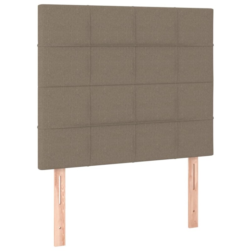 vidaXL Κεφαλάρι Κρεβατιού Μπεζ 80x5x118/128 εκ. Ύφασμα