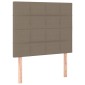 vidaXL Κεφαλάρια Κρεβατιού 2 τεμ. Taupe 80 x 5 x 78/88 εκ. Υφασμάτινο