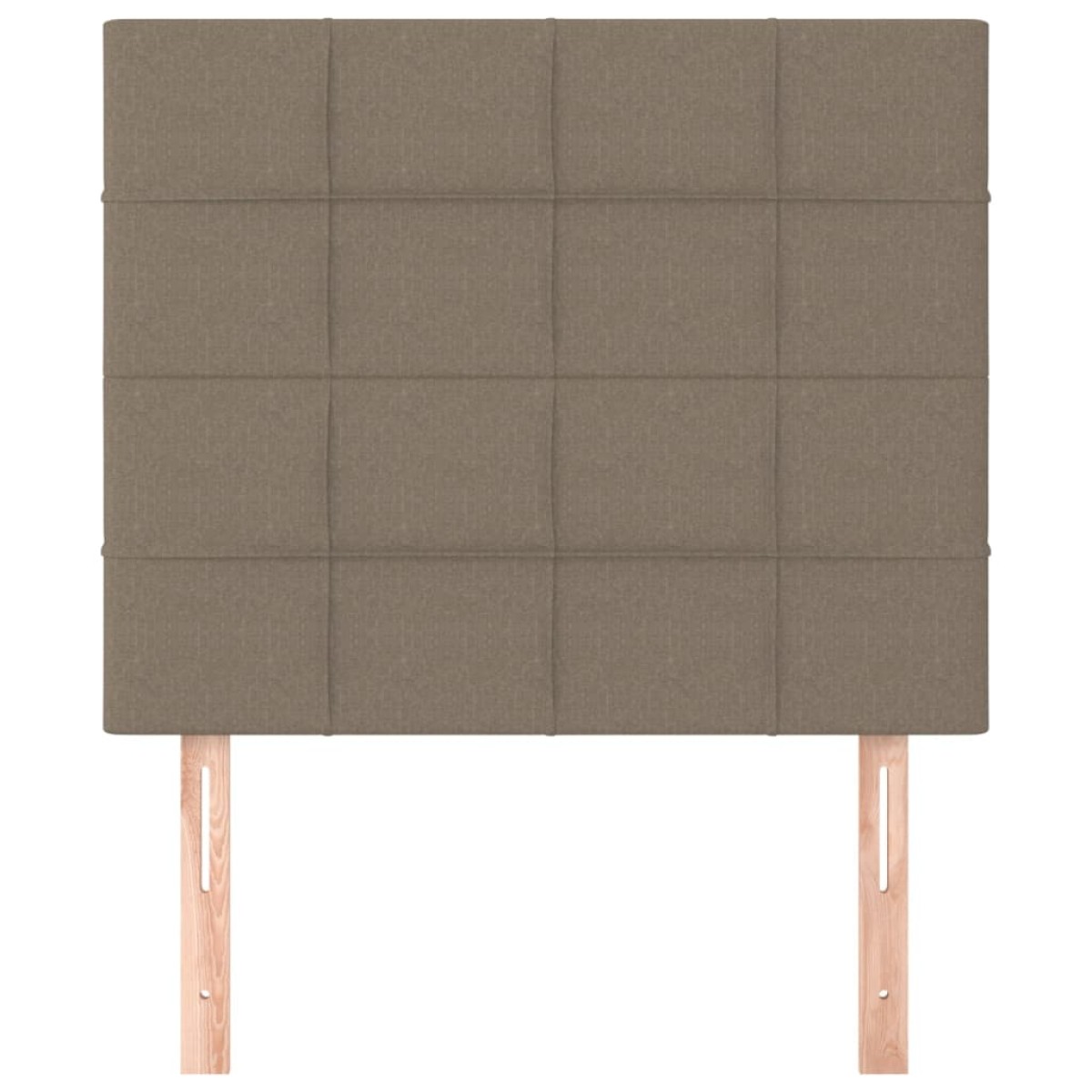 vidaXL Κεφαλάρια Κρεβατιού 2 τεμ. Taupe 80 x 5 x 78/88 εκ. Υφασμάτινο
