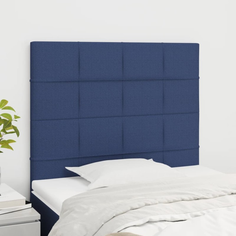 vidaXL Κεφαλάρι Μπλε 80x5x118/128 εκ. Ύφασμα