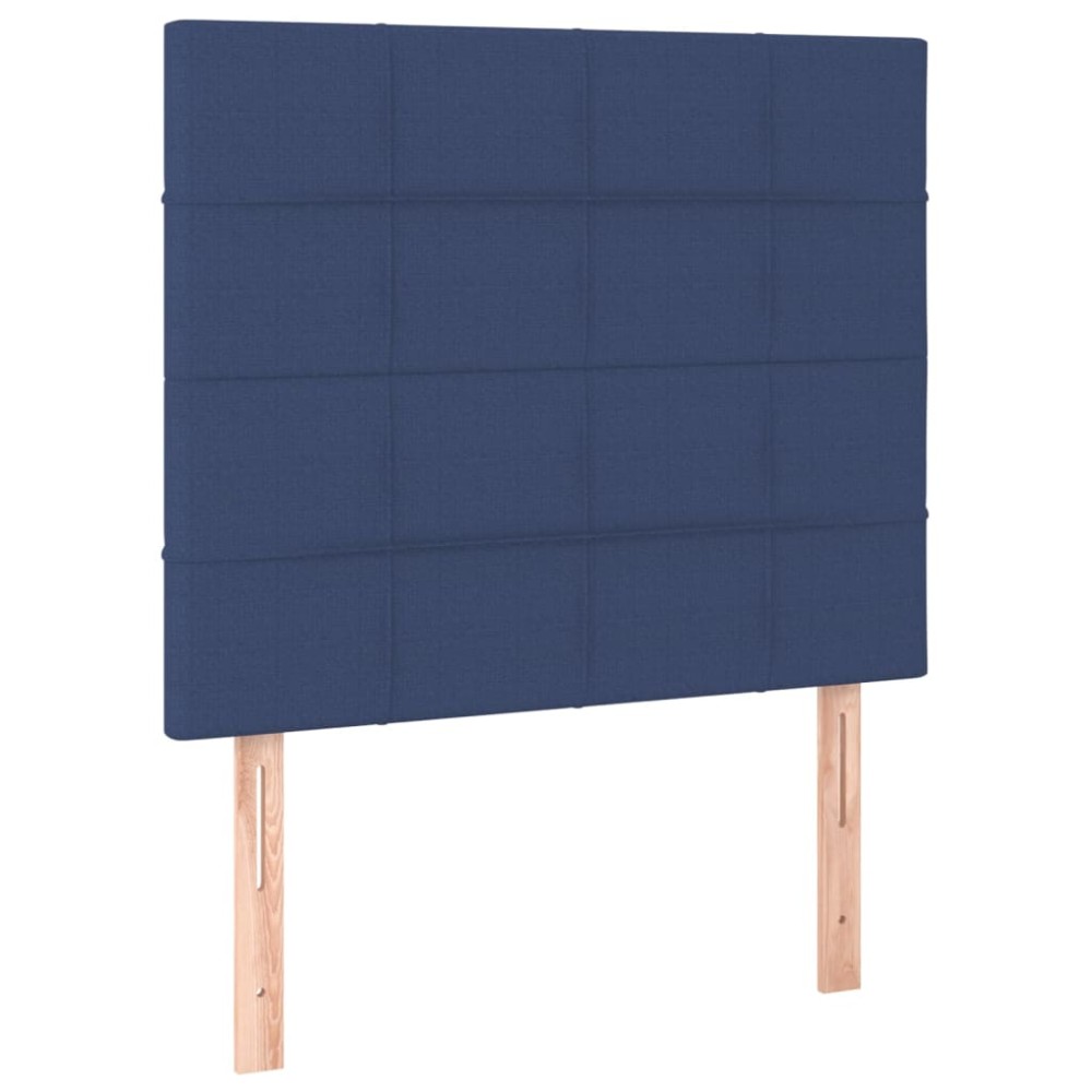 vidaXL Κεφαλάρι Μπλε 90x5x118/128 εκ. Ύφασμα