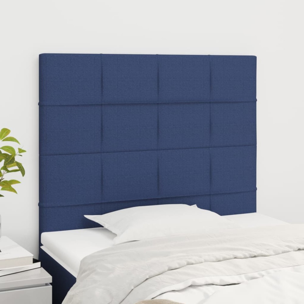vidaXL Κεφαλάρι Μπλε 90x5x118/128 εκ. Ύφασμα