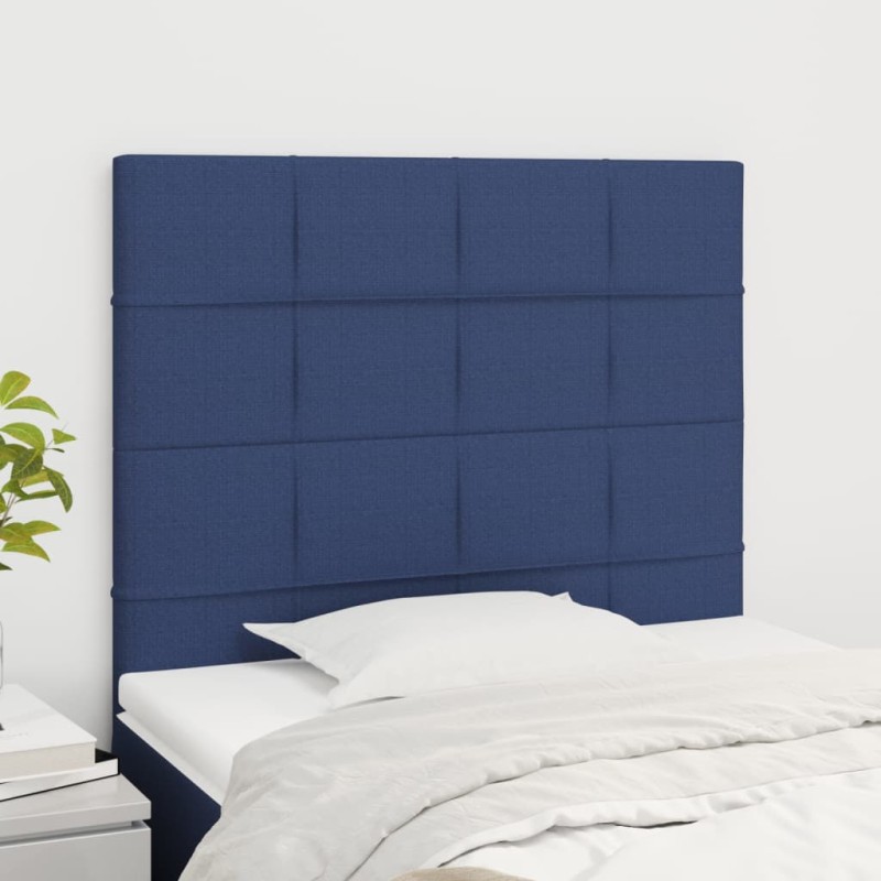 vidaXL Κεφαλάρι Μπλε 90x5x118/128 εκ. Ύφασμα
