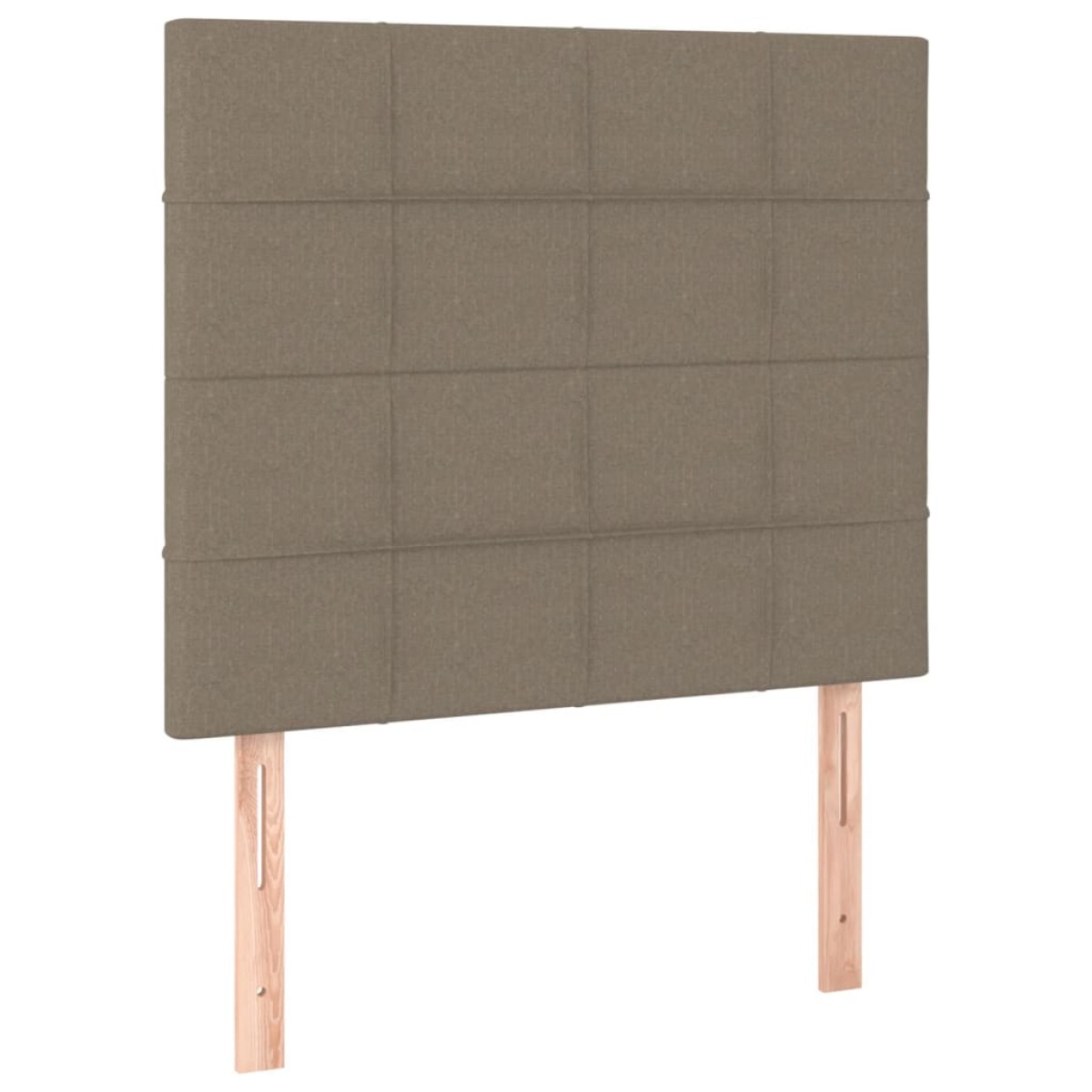 vidaXL Κεφαλάρια Κρεβατιού 2 τεμ. Taupe 100x5x78/88 εκ. Υφασμάτινο