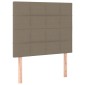 vidaXL Κεφαλάρια Κρεβατιού 2 τεμ. Taupe 100x5x78/88 εκ. Υφασμάτινο