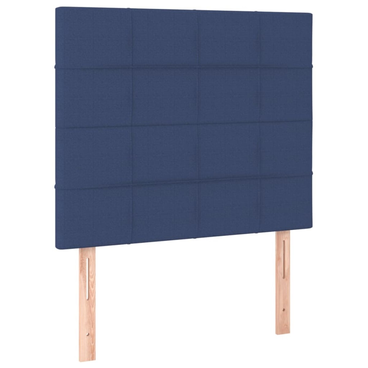 vidaXL Κεφαλάρια Κρεβατιού 2 τεμ. Μπλε 100x5x78/88 εκ. Υφασμάτινο