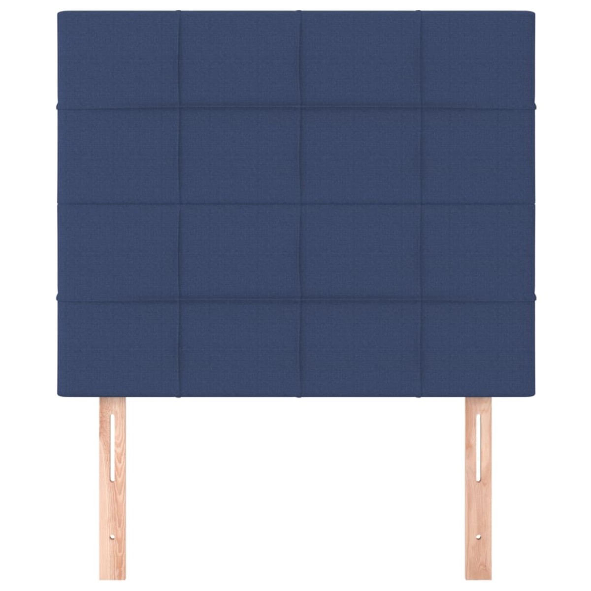 vidaXL Κεφαλάρια Κρεβατιού 2 τεμ. Μπλε 100x5x78/88 εκ. Υφασμάτινο