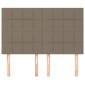 vidaXL Κεφαλάρια Κρεβατιού 4 τεμ. Taupe 72x5x78/88 εκ. Υφασμάτινα