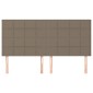 vidaXL Κεφαλάρια Κρεβατιού 4 τεμ. Taupe 90x5x78/88 εκ. Υφασμάτινο