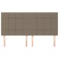 vidaXL Κεφαλάρια Κρεβατιού 4 τεμ. Taupe 100x5x78/88 εκ. Υφασμάτινο