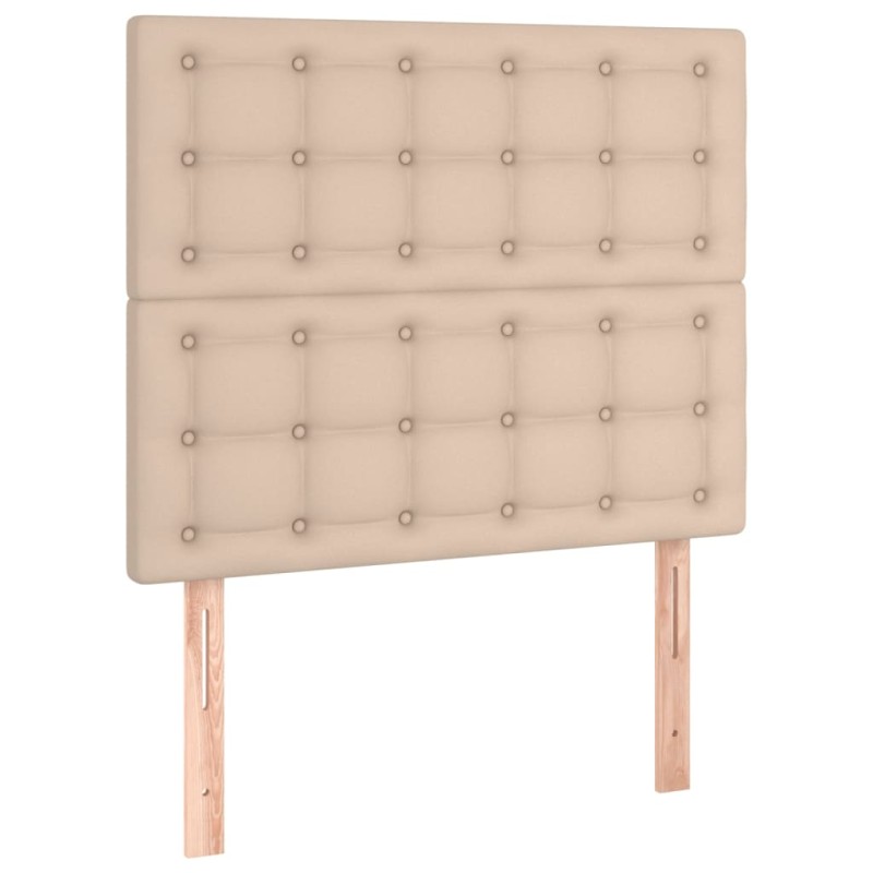 vidaXL Κεφαλάρι Καπουτσίνο 100x5x118/128 εκ. από Συνθετικό Δέρμα