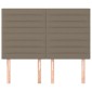 vidaXL Κεφαλάρια Κρεβατιού 4 τεμ. Taupe 72x5x78/88 εκ. Υφασμάτινα