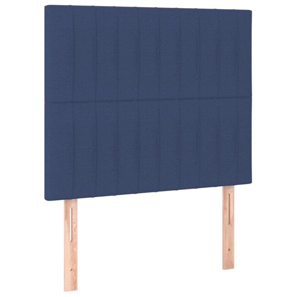 vidaXL Κεφαλάρι Μπλε 90x5x118/128 εκ. Ύφασμα