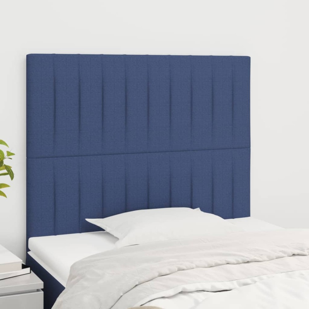 vidaXL Κεφαλάρι Μπλε 90x5x118/128 εκ. Ύφασμα
