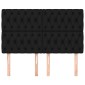 vidaXL Κεφαλάρια Κρεβατιού 4 τεμ. Μαύρο 80x7x78/88 εκ. Υφασμάτινο