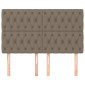vidaXL Κεφαλάρια Κρεβατιού 4 τεμ. Taupe 80x7x78/88 εκ. Υφασμάτινο